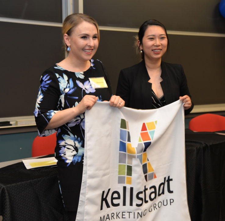 Students at previous Kellstadt Marketing Symposium event