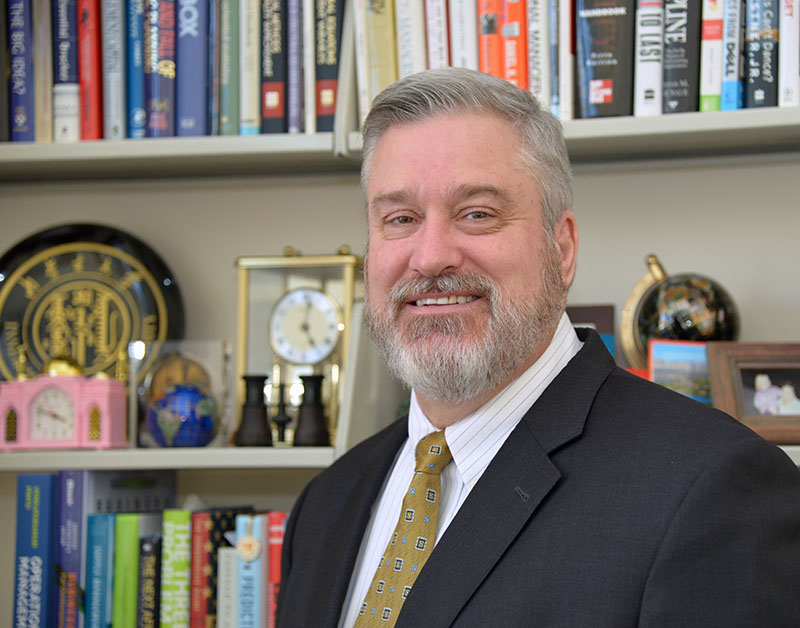 Daniel R. Heiser, Chair of Department of Management & Entrepreneurship.
