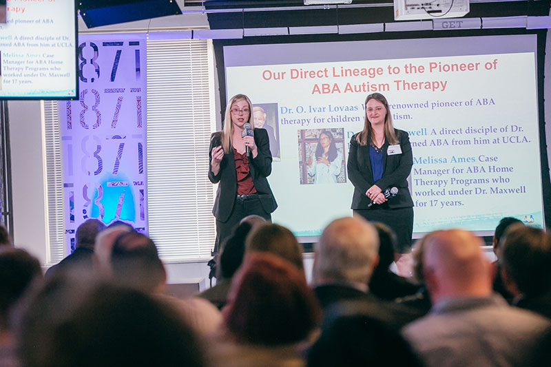 DePaul students participate in the Purpose Pitch competition at 1871.