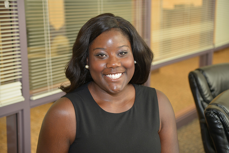 Full-time MBA student Courtney Hubbard